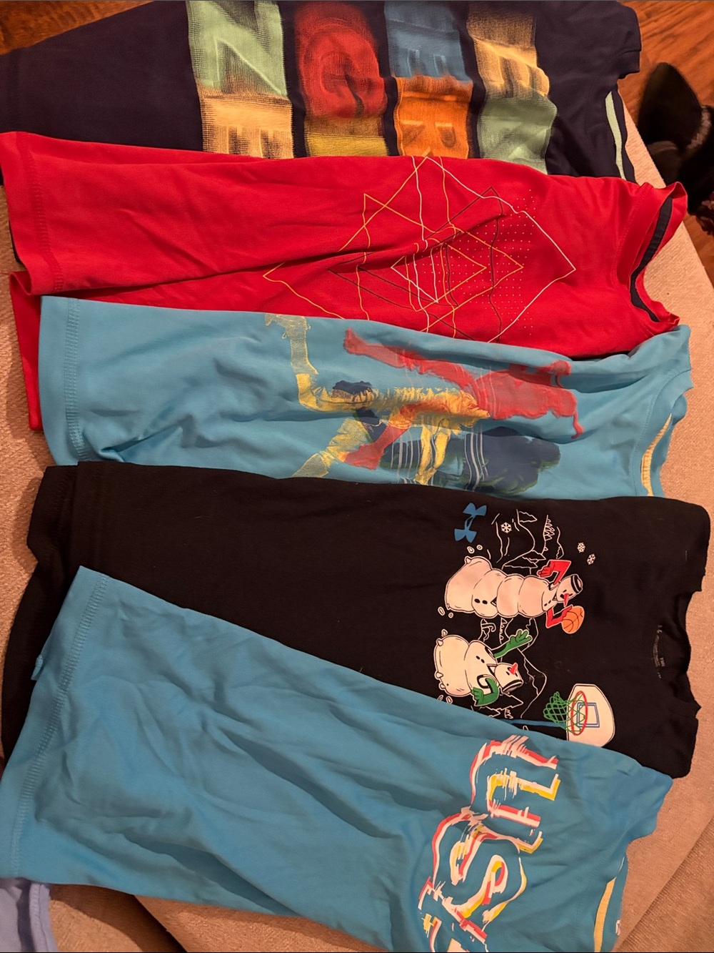 Mix It Boys Short Sleeve Tees - Red, Light Blue, Black, Navy
